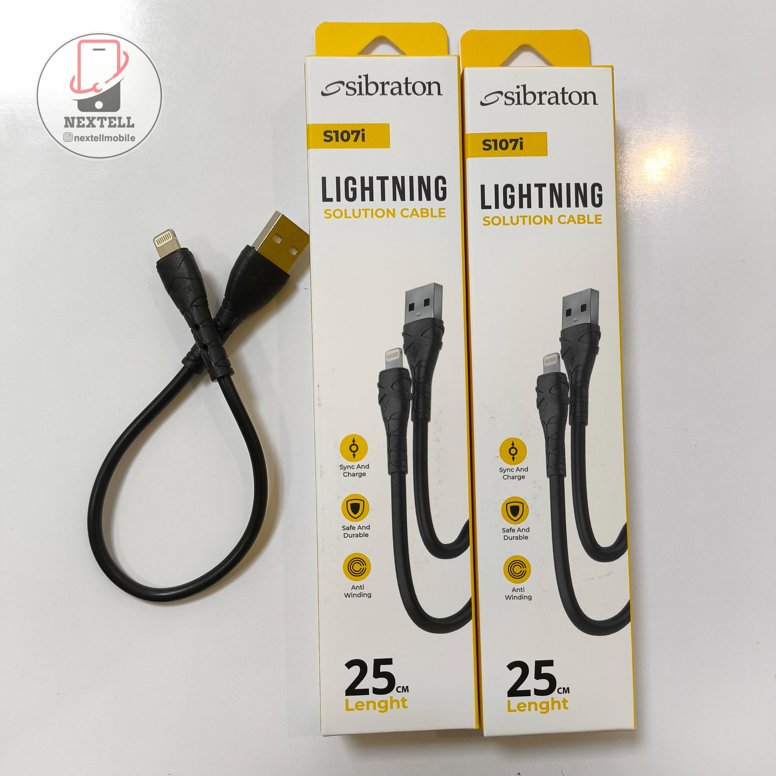 کابل شارژ لایتنینگ 25 سانتی