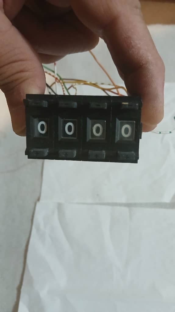 شمارنده 4 رقمی با سیم صنعتی