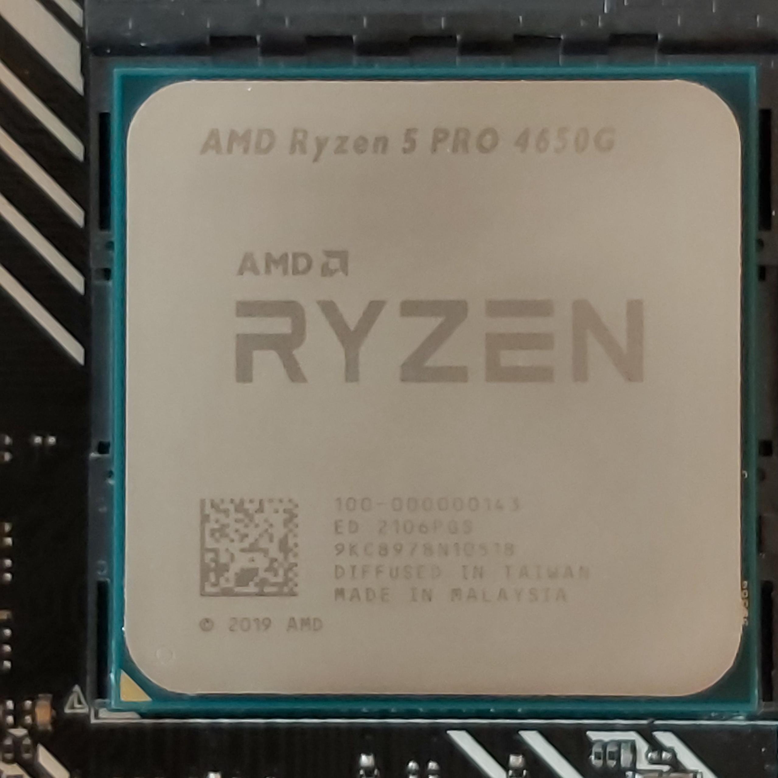 پردازنده رایزن ryzen 5 pro 4650g cpu