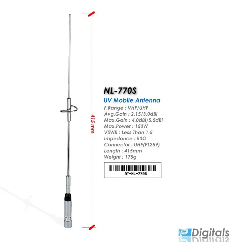 آنتن  بیسیم NL-770S خودرویی و آفرودی و ساختمانی
