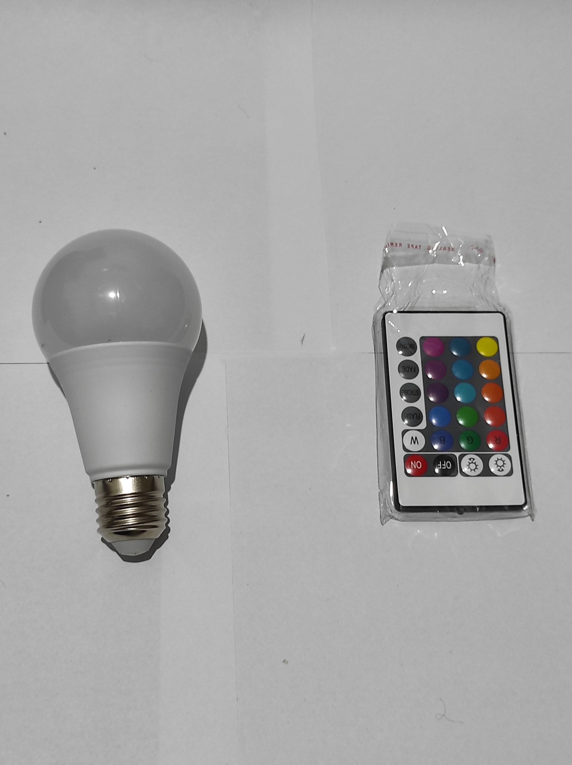 لامپ rgb  دار با کنترل