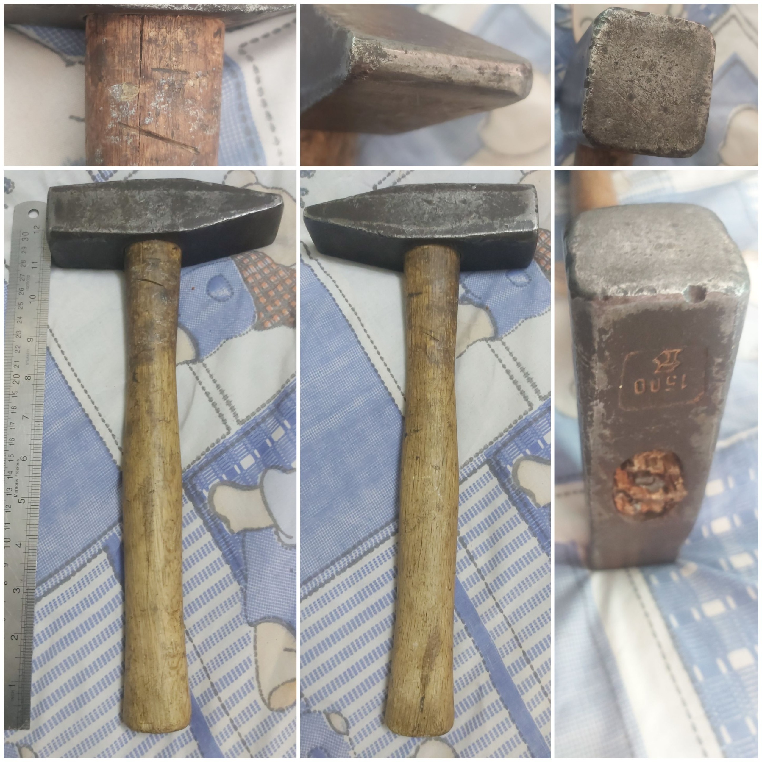 چکش 1500گرمی ساخت چک دسته دوم برابرتصویر