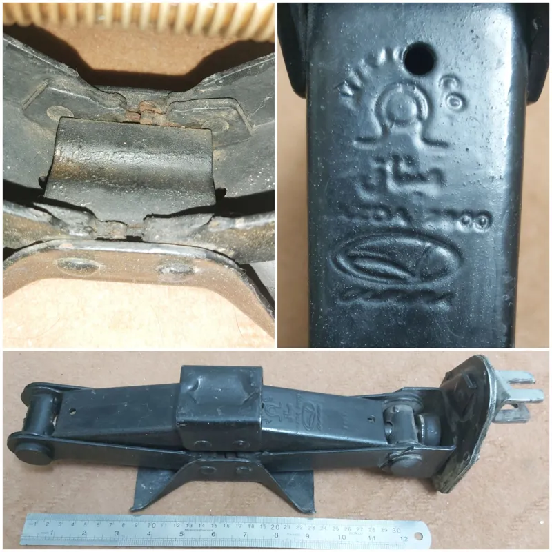 جک خودرو ماشین چرخ دنده ای آسان قوی بدون دسته