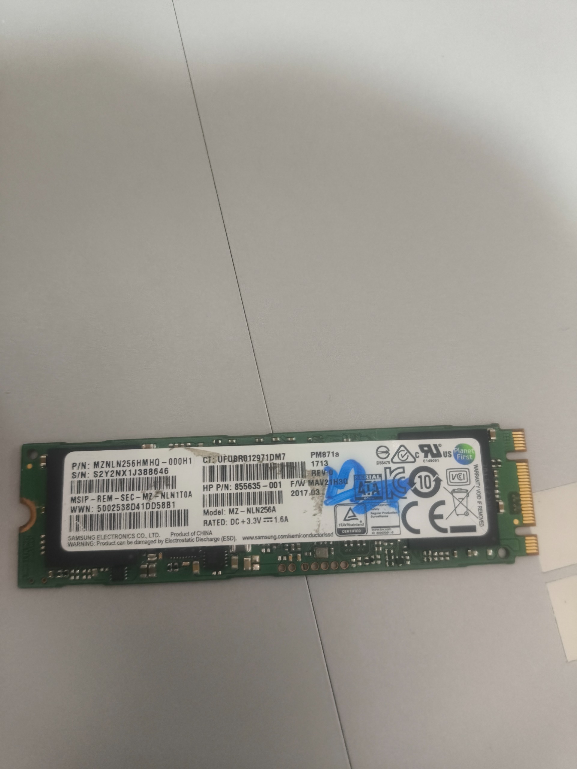 Ssd m.2 256 gb Samsung