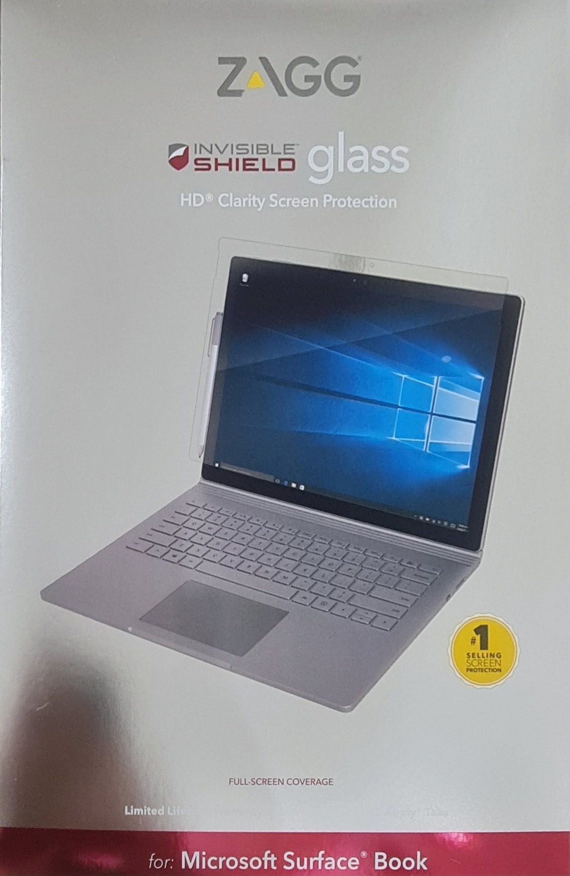 برچسب گلس ضد خش surface book