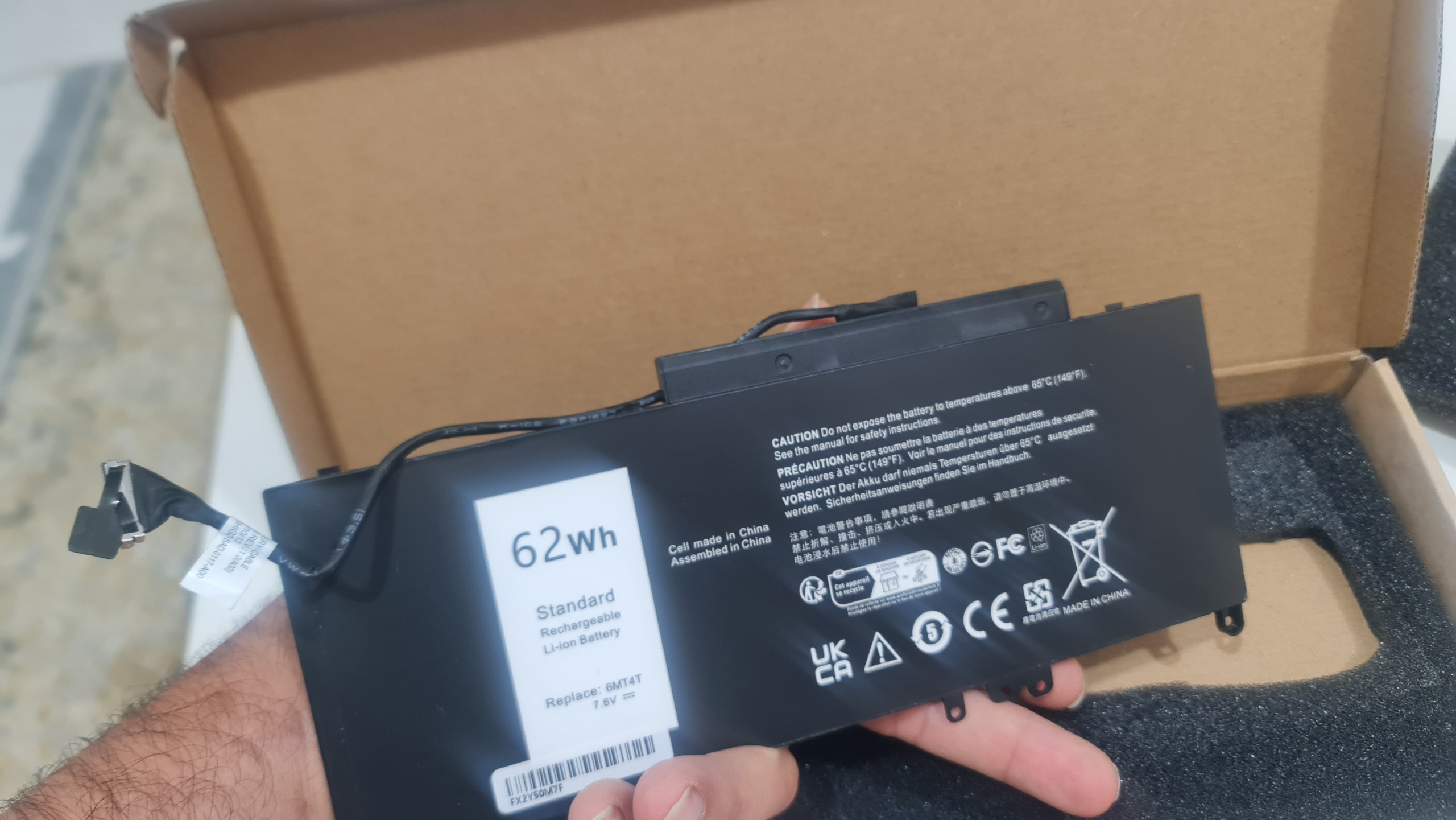 باتری لپ تاپ dell latitude 5570