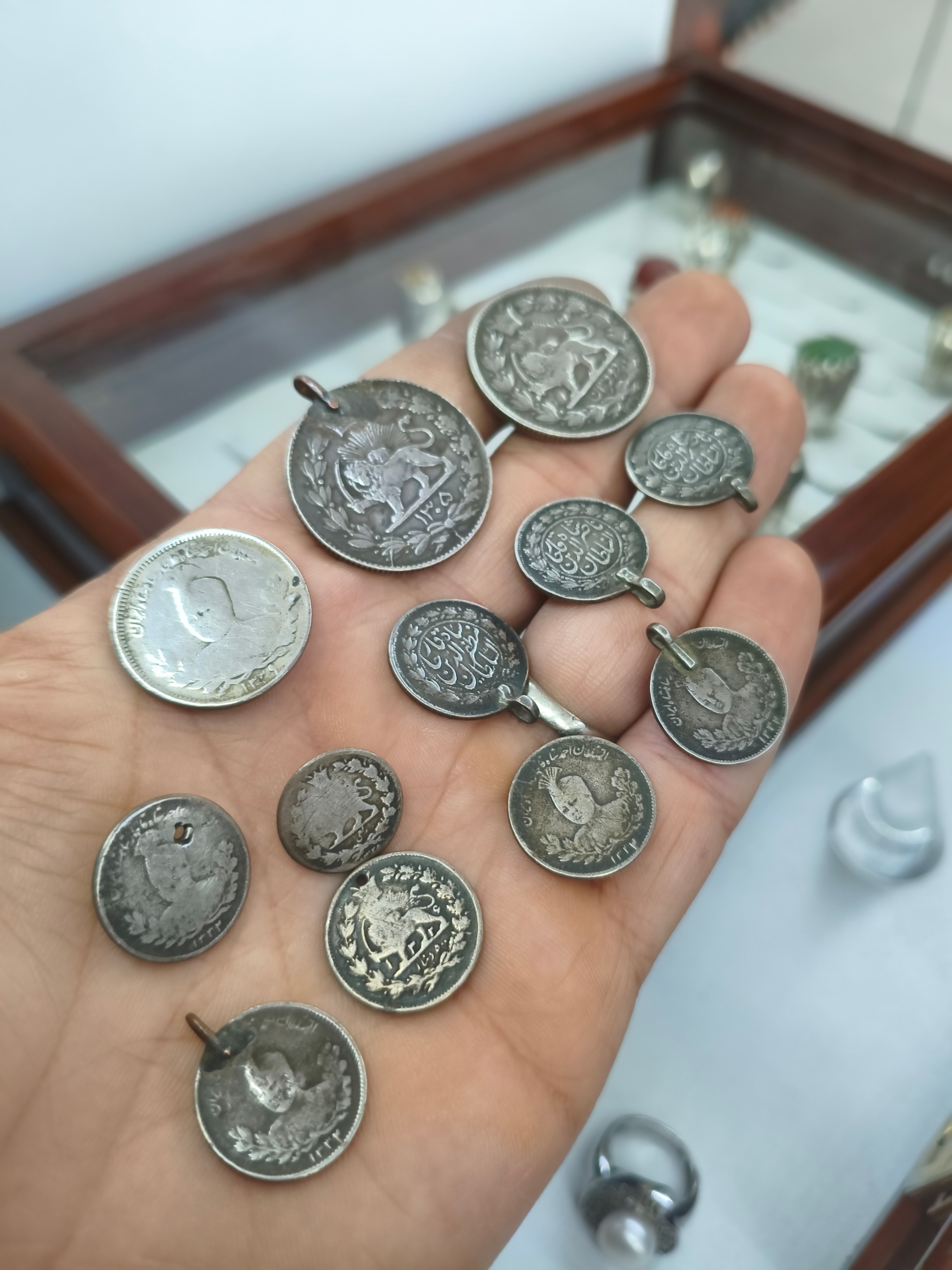 سکه های نقره قاجار قدیمی
