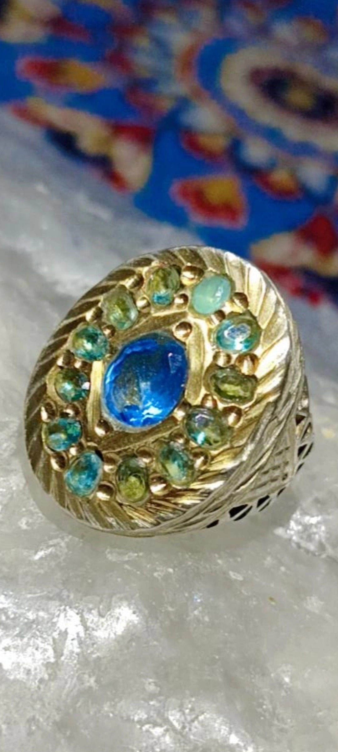 انگشتر جواهری ناب