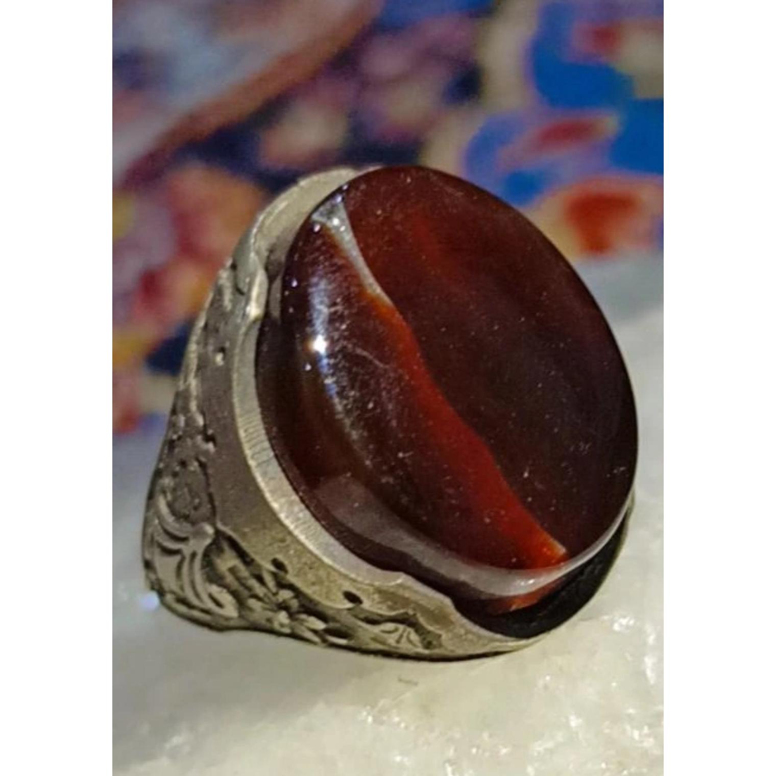 انگشتر عقیق ناب