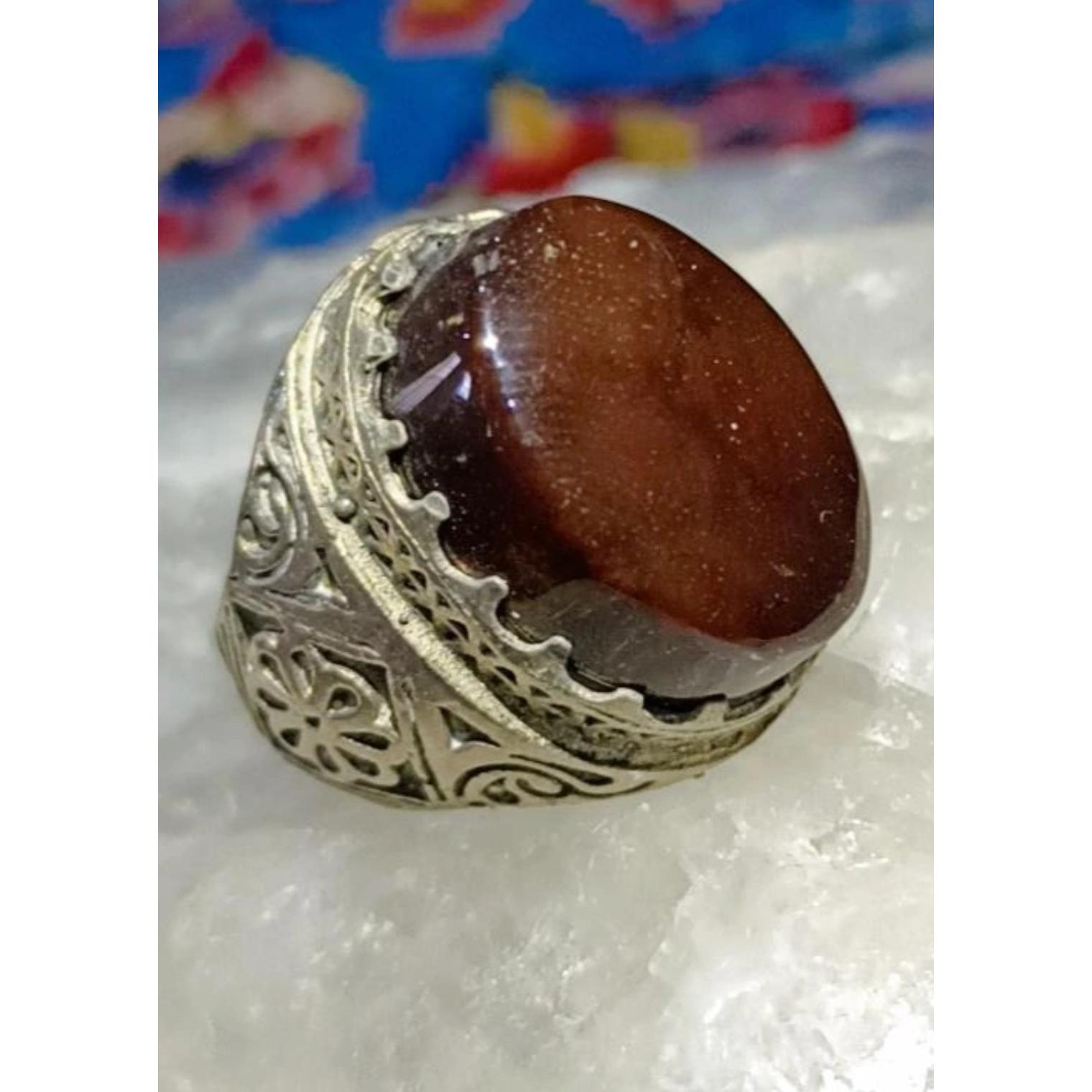 انگشتر عقیق ناب