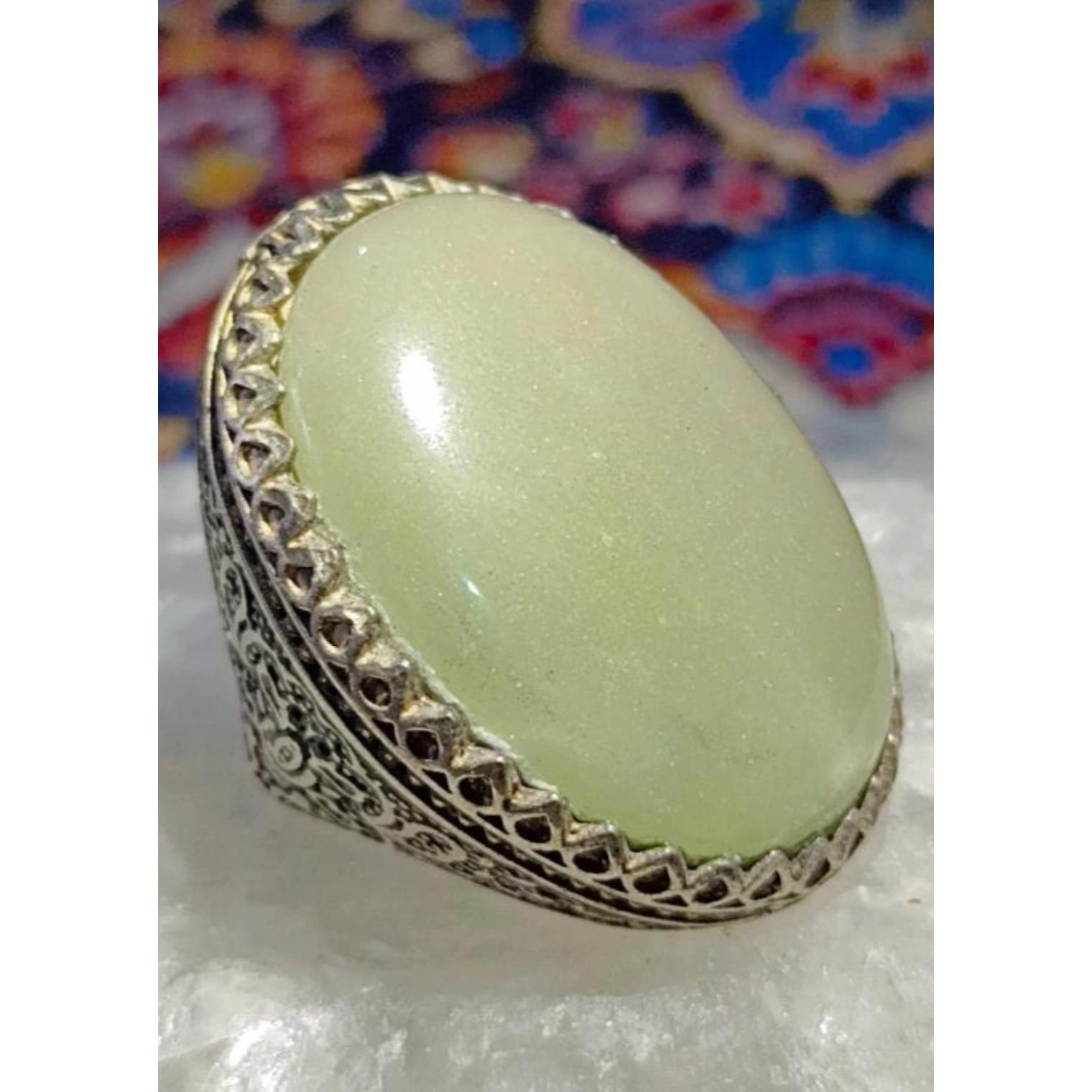 انگشتر عقیق ناب درشت غول پیکر