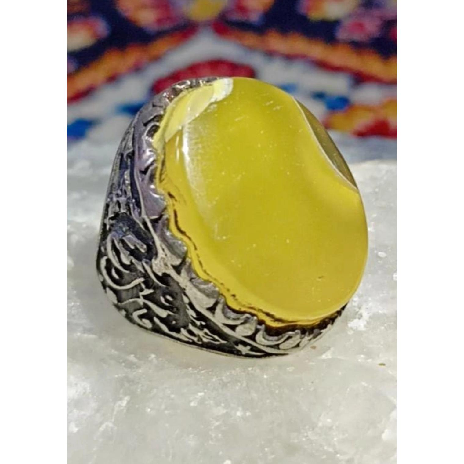 انگشتر عقیق ناب