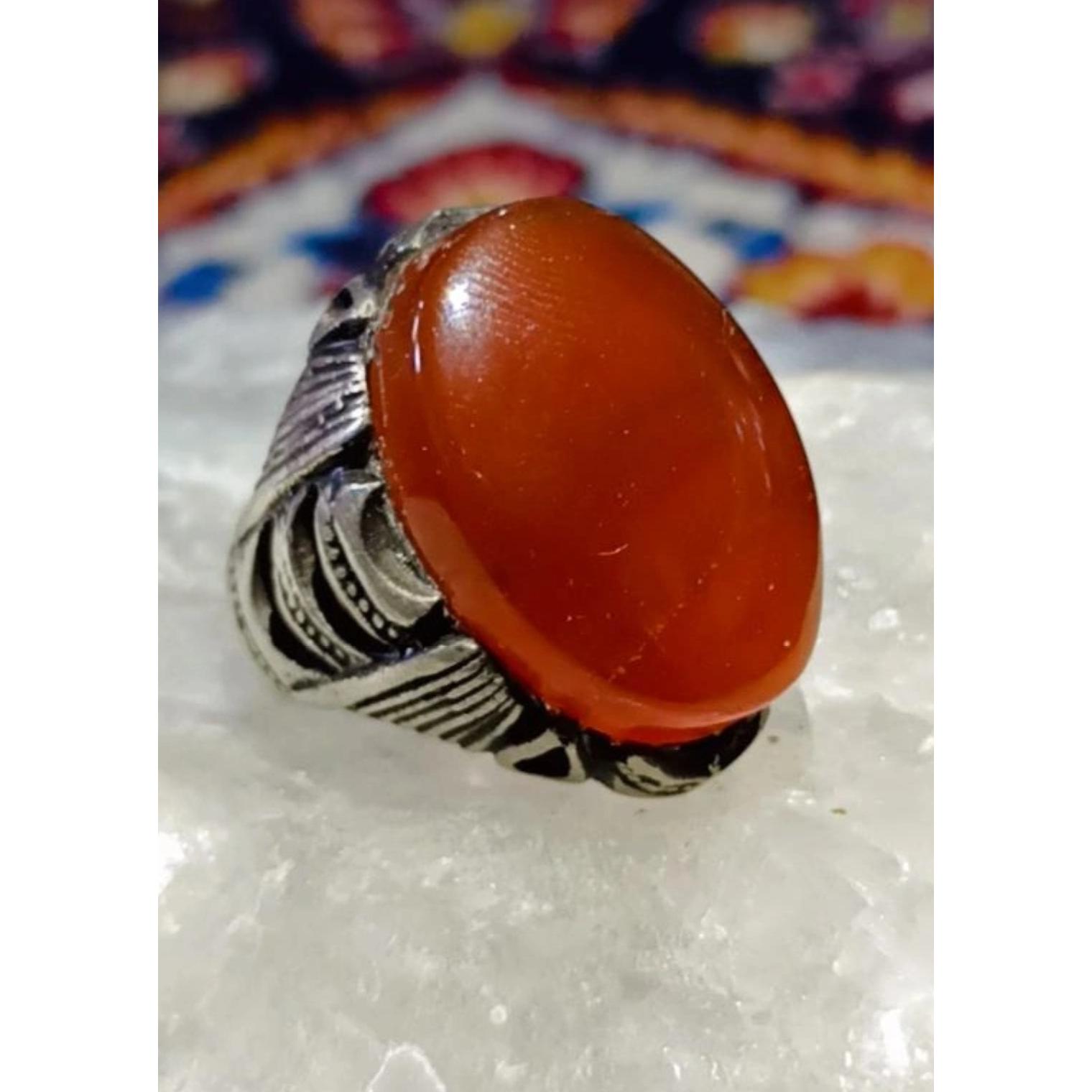 انگشتر عقیق ناب