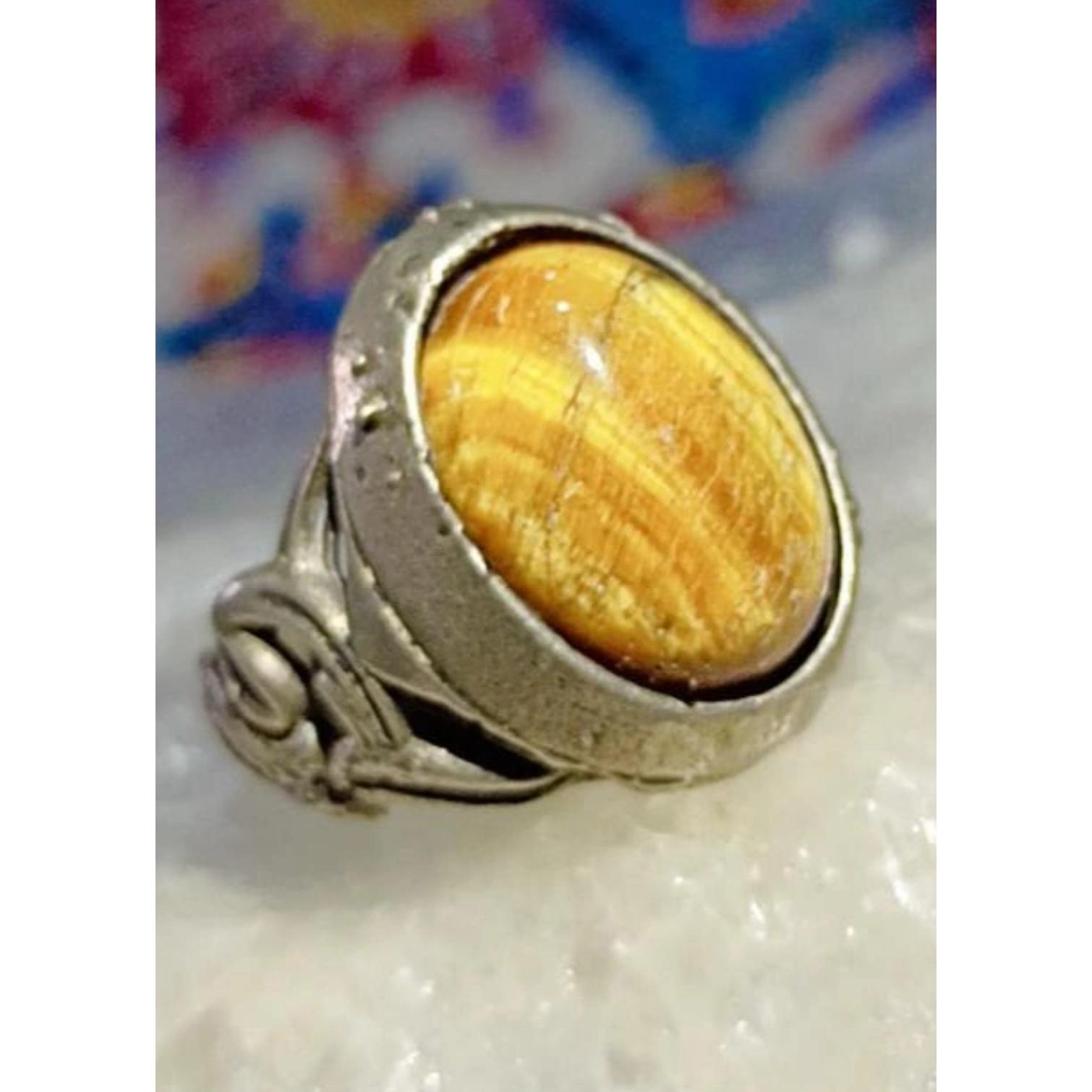 انگشتر چشم ببر ناب