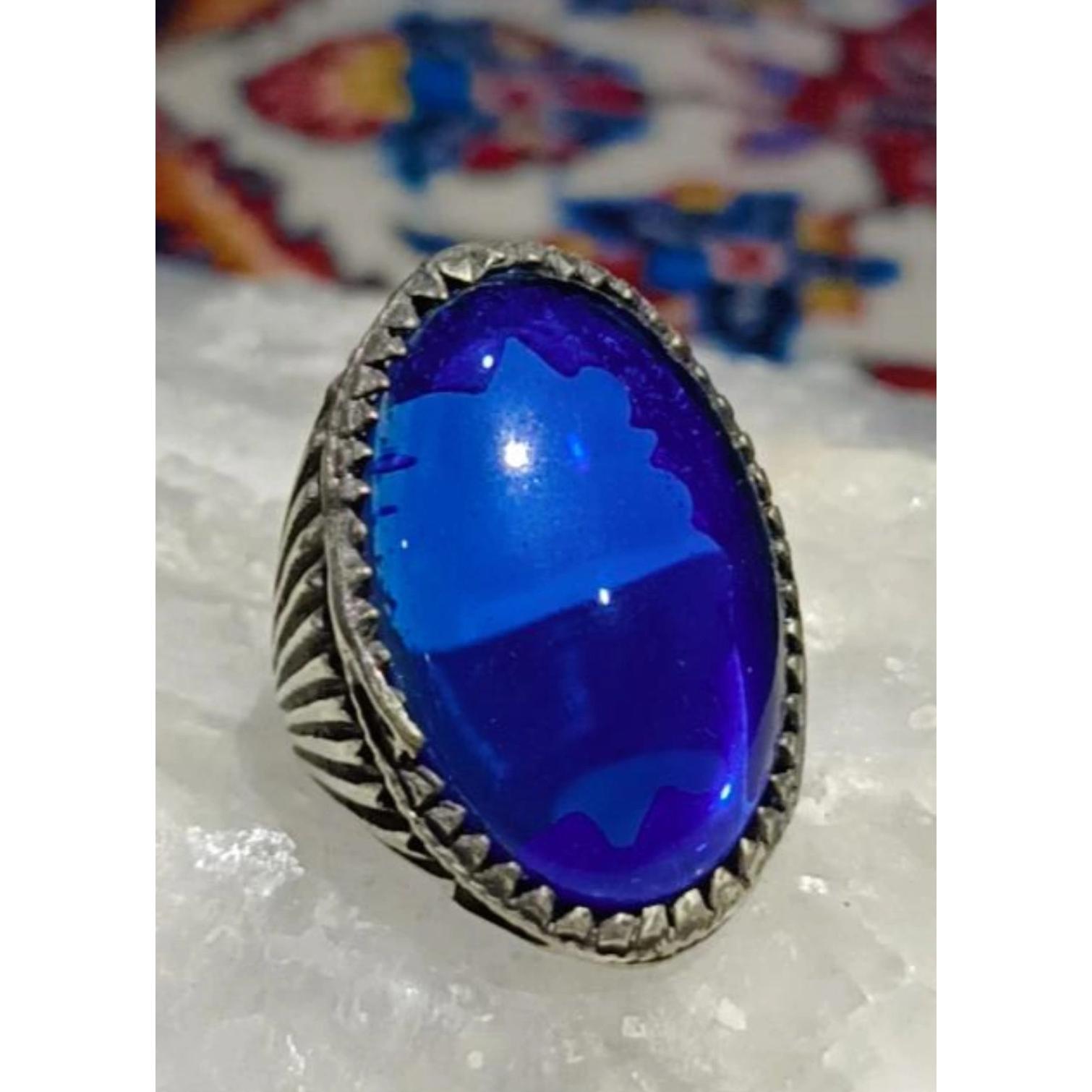 انگشتر لعل ناب