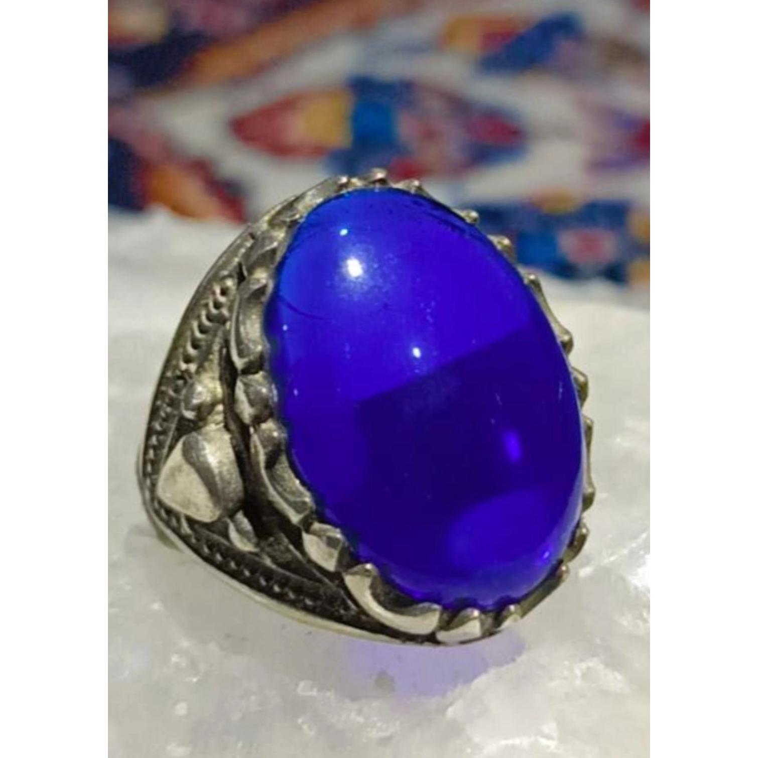 انگشتر لعل ناب