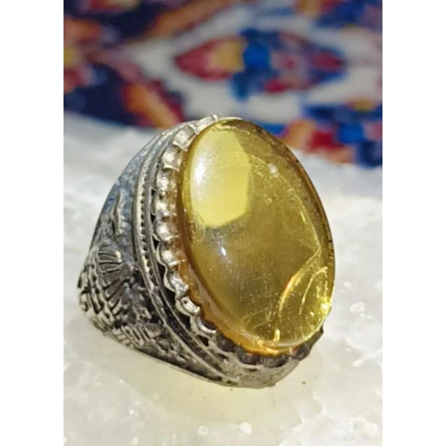 انگشتر لعل ناب