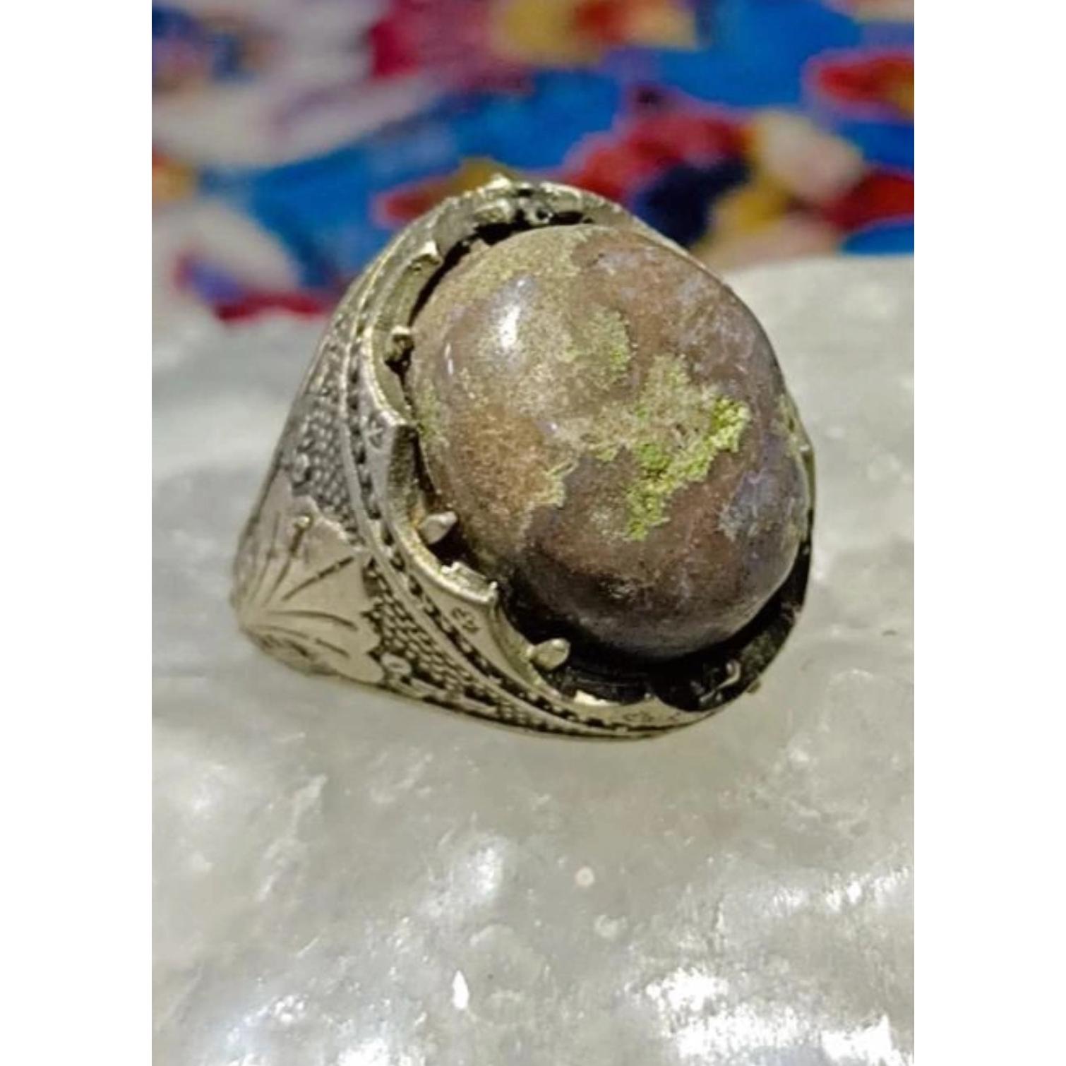 انگشتر جاسپر ناب