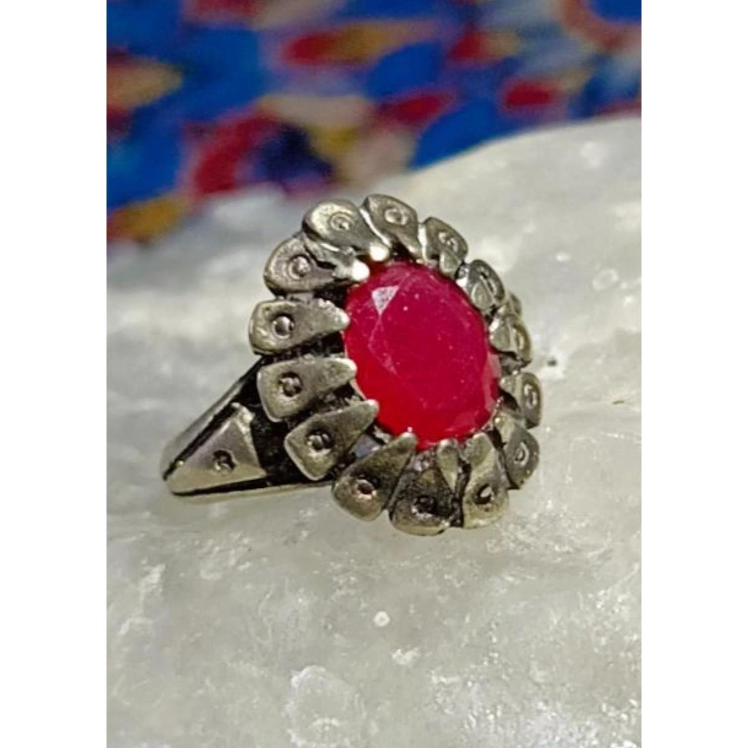 انگشتر یاقوت ناب