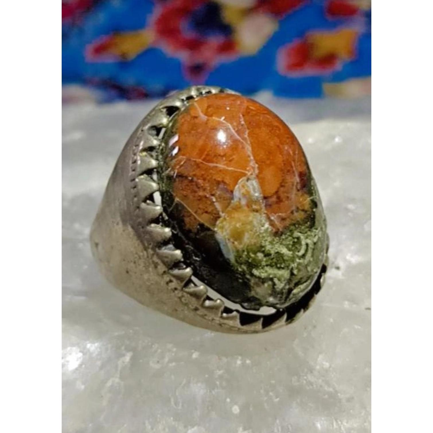 انگشتر جاسپر ناب