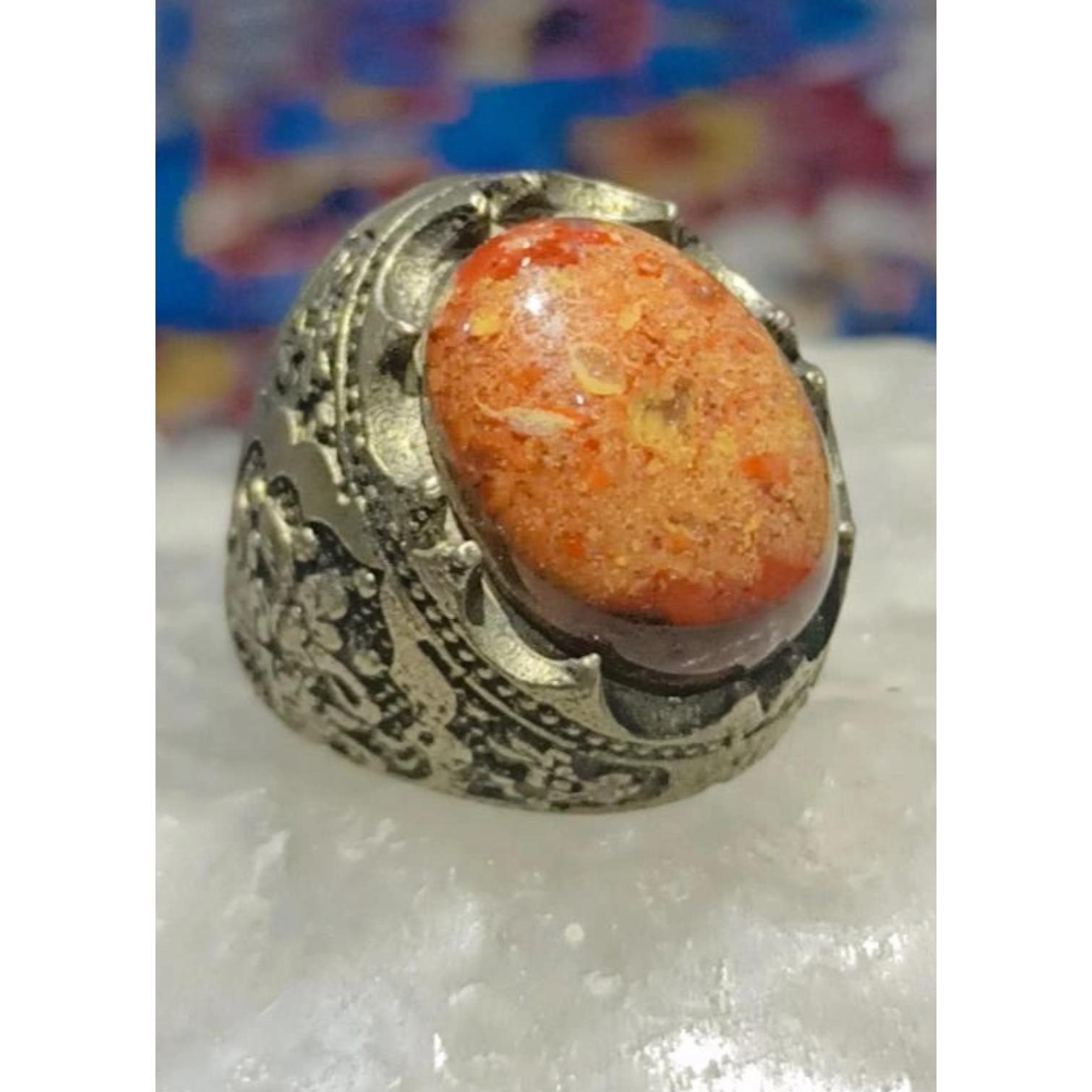 انگشتر جاسپر ناب