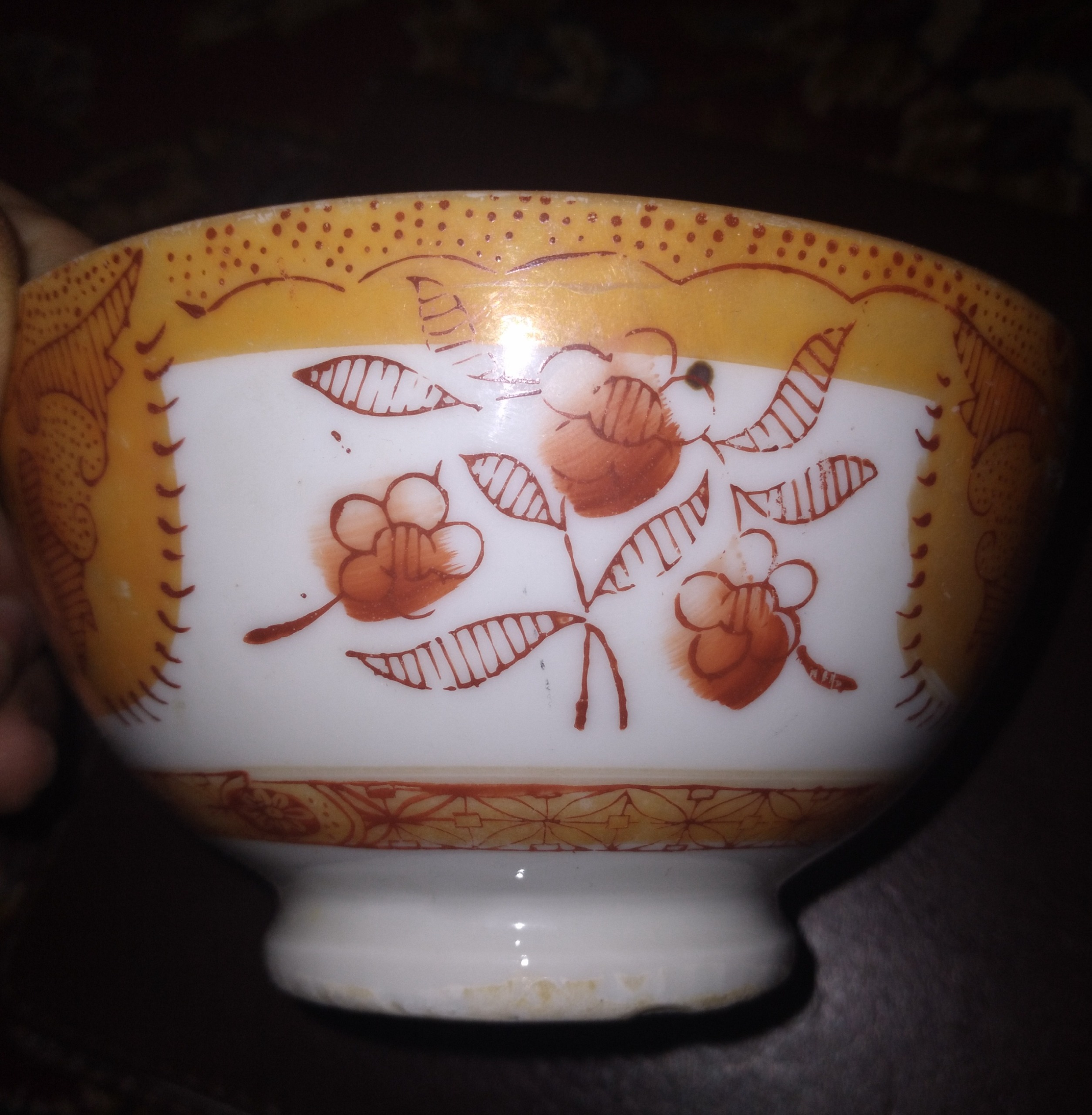 کاسه بسیار سالم و زیبا صد ساله روسی اصل