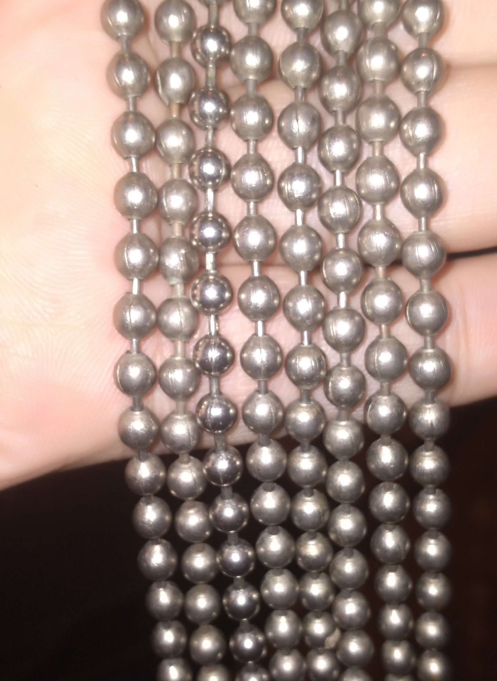 سه متر زنجیر توپی بسیار قدیمی جنس محکم