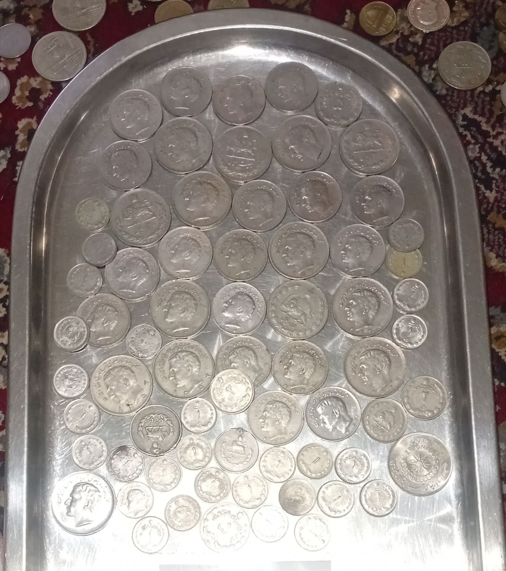 140 عدد سکه شاهی در حد بانکی ودهه شصت