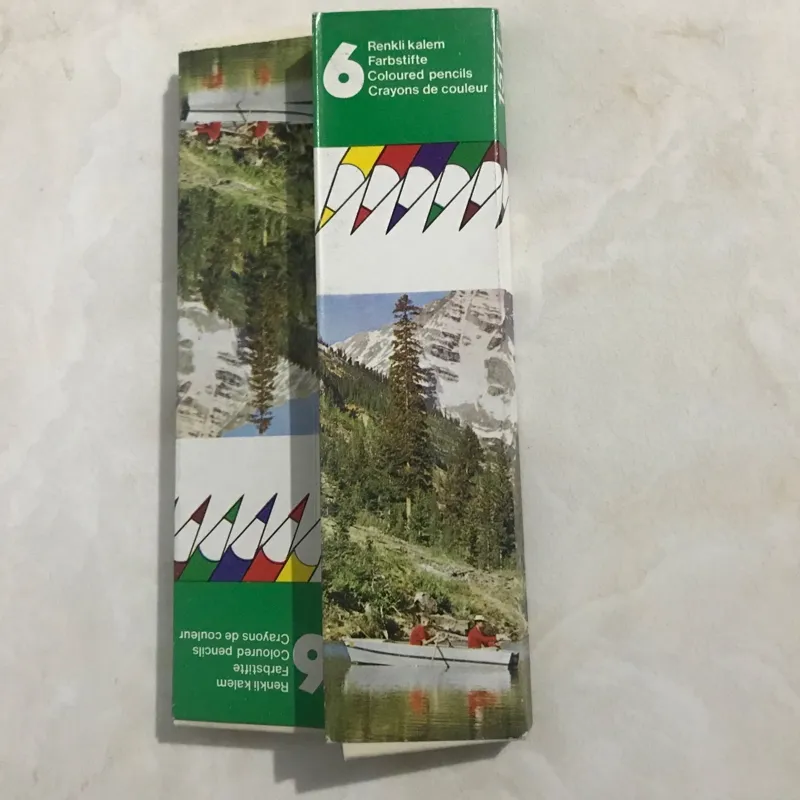 مداد رنگی 6 رنگ Adel ترکیه دهه 60