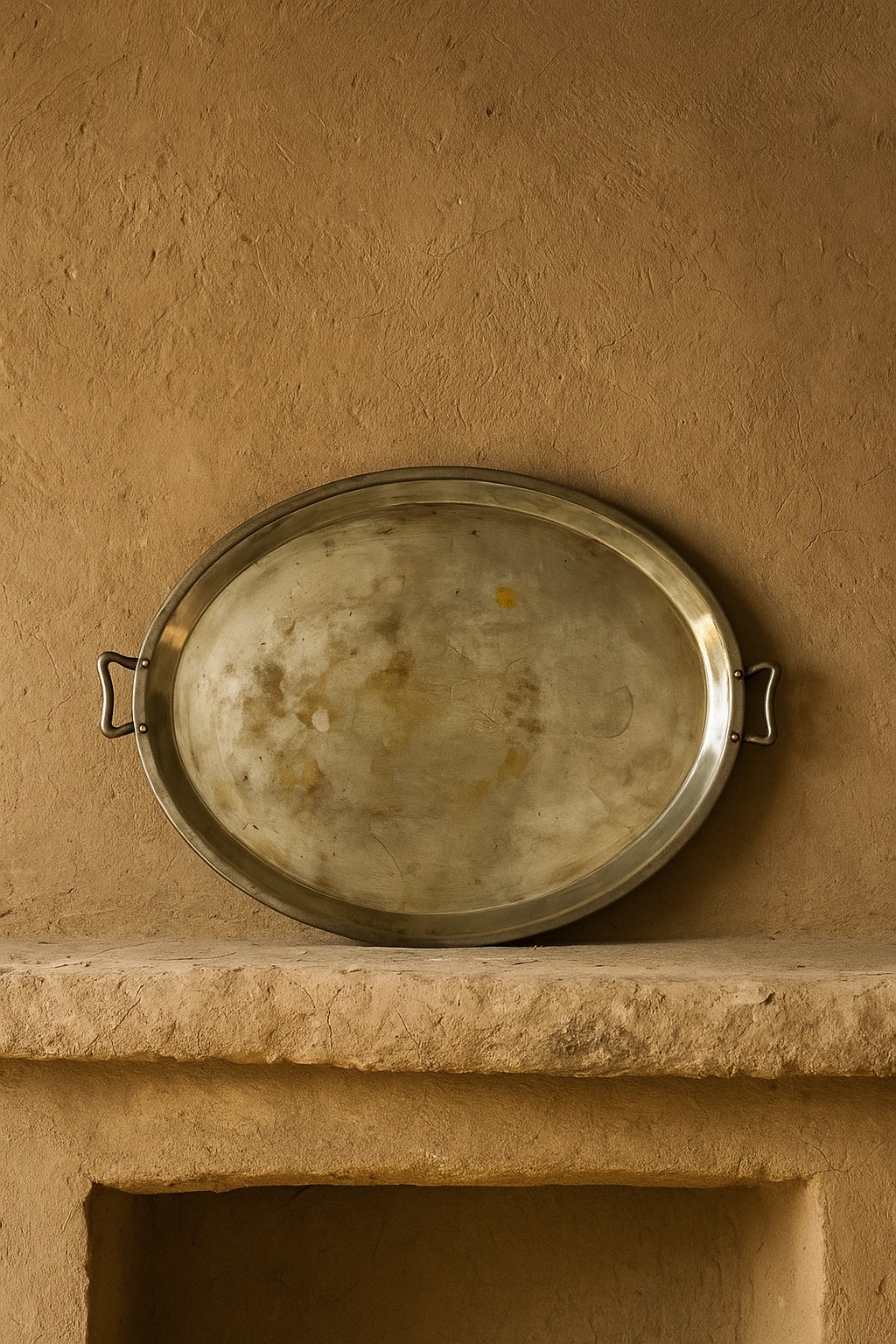 سینی روسی مهردار برنجی