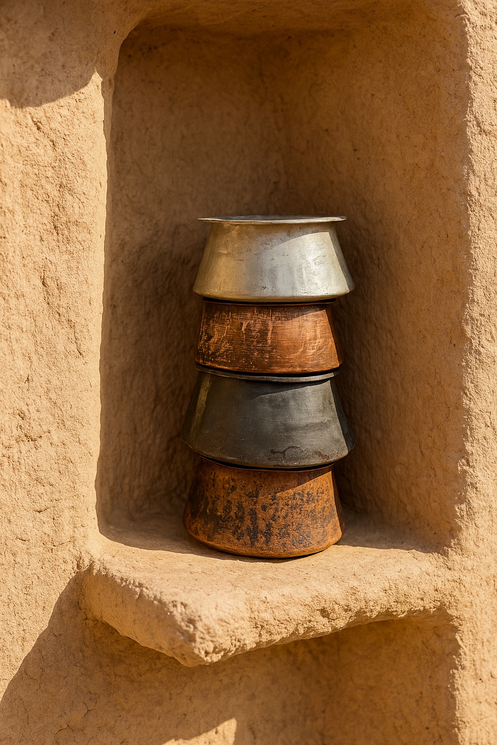 دیگچه مسی قدیمی(قیمت تکی)