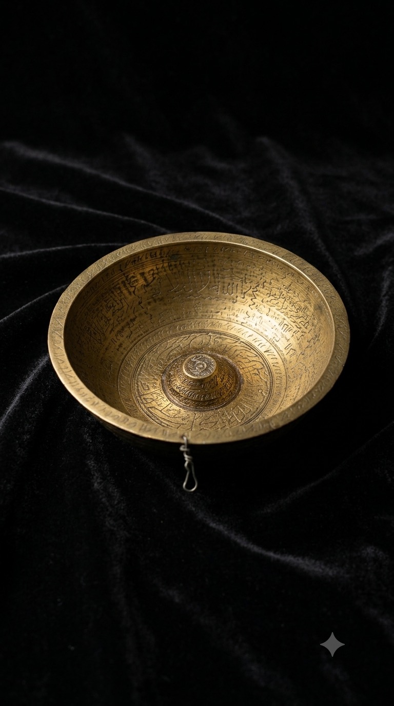 کاسه دعای برنجی پهلوی