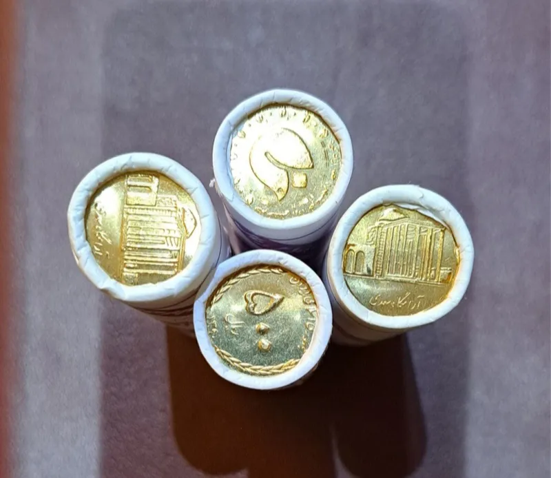 4 عدد رول 500 ریالی خرمشهر و سعدی