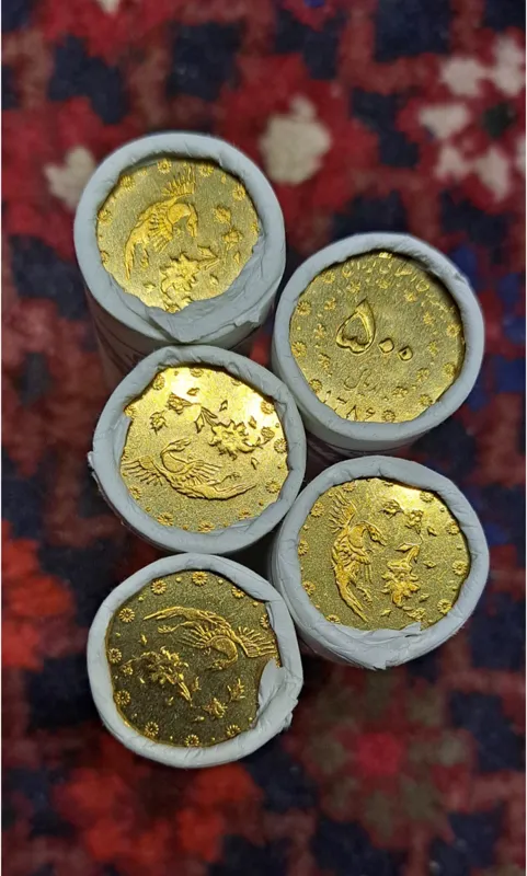 رول 500 ریالی سیمرغ یکرنگ