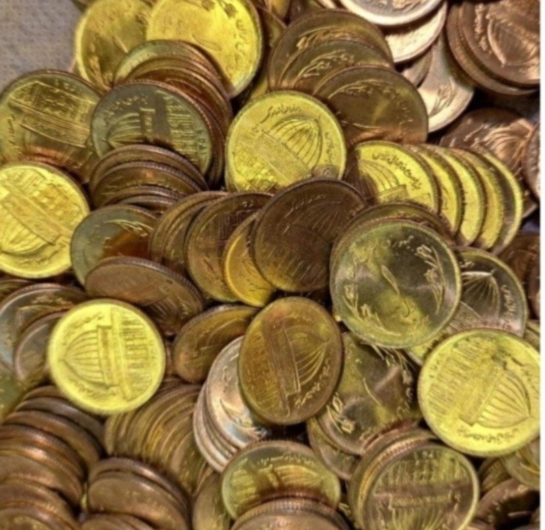 100 عدد سکه یک ریالی قدس