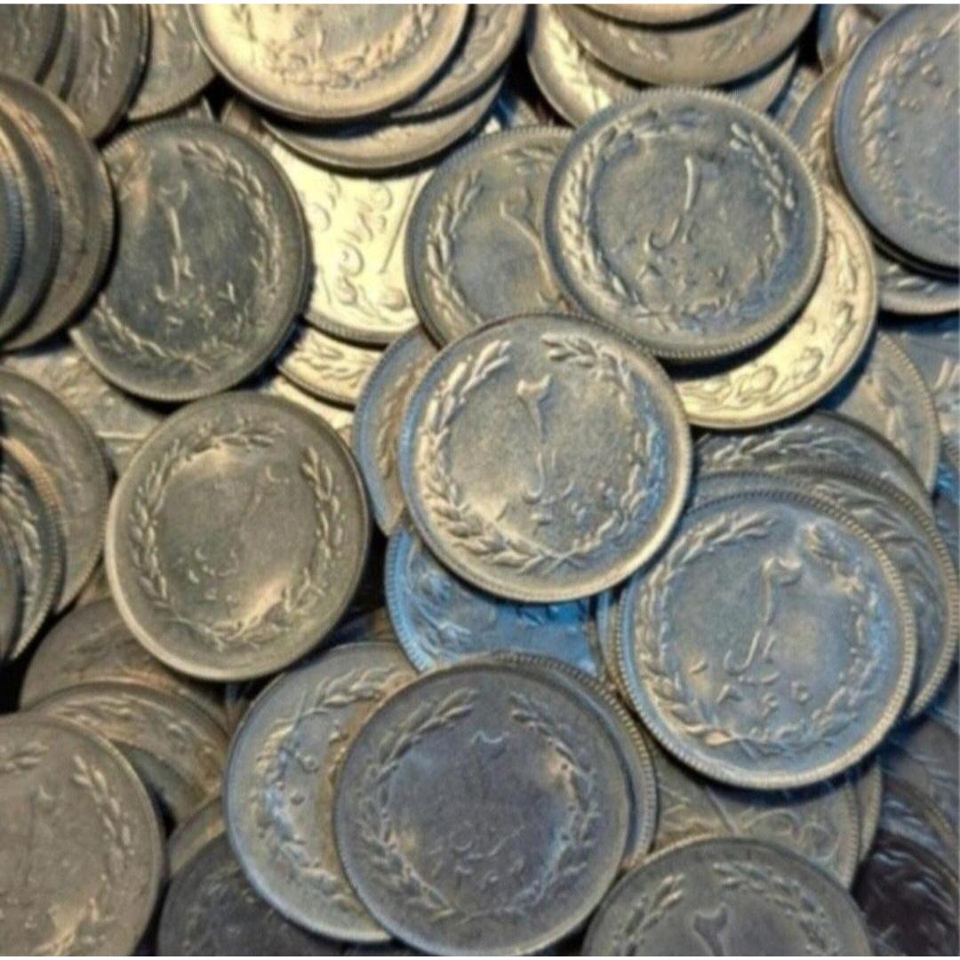 500 عدد سکه 2 ریالی جمهوری
