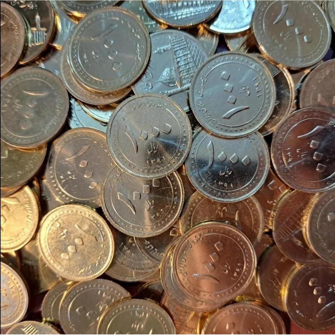 100 عدد سکه 1000 ریالی شاهچراغ 1391