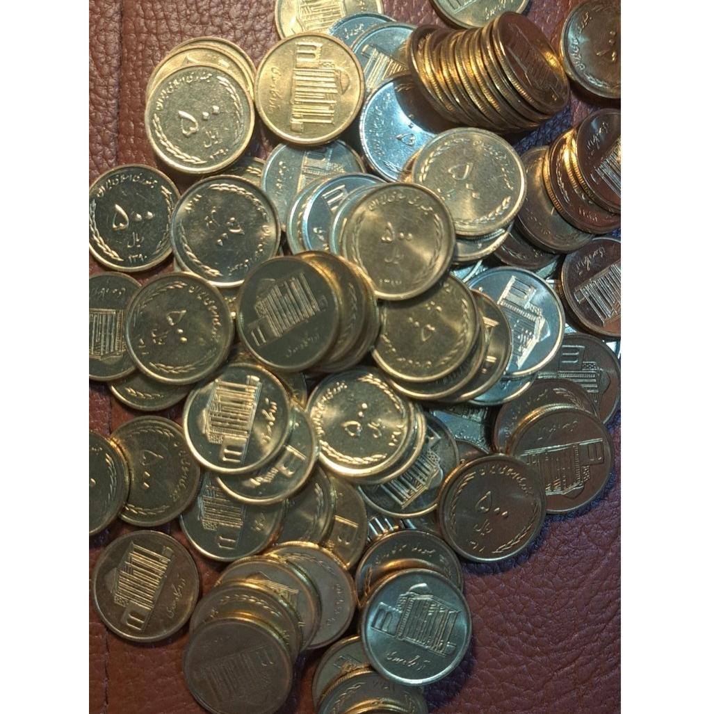 200 عدد سکه 500 ریالی آرامگاه سعدی