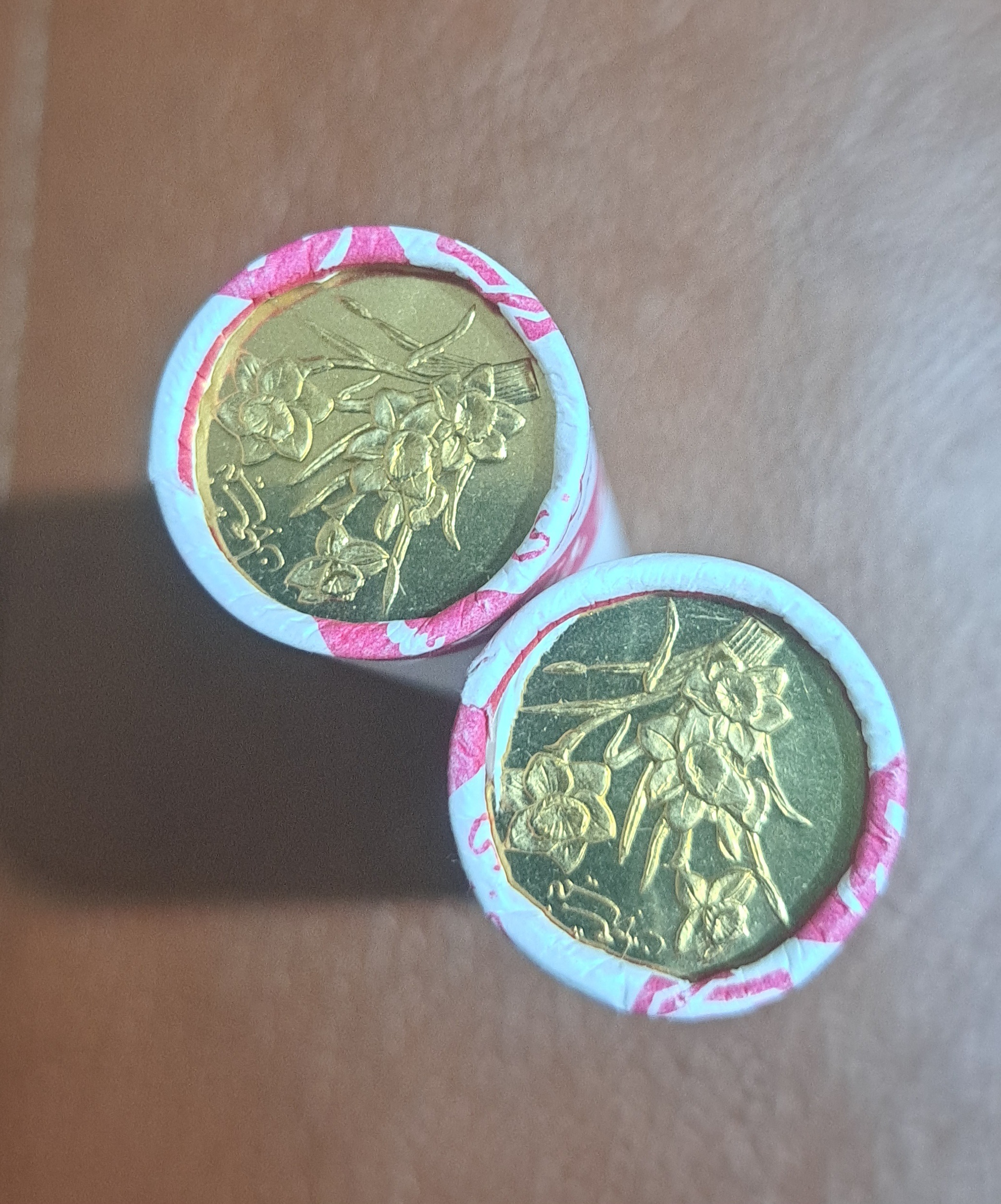 2 عدد رول 1000 ریالی نیمه شعبان