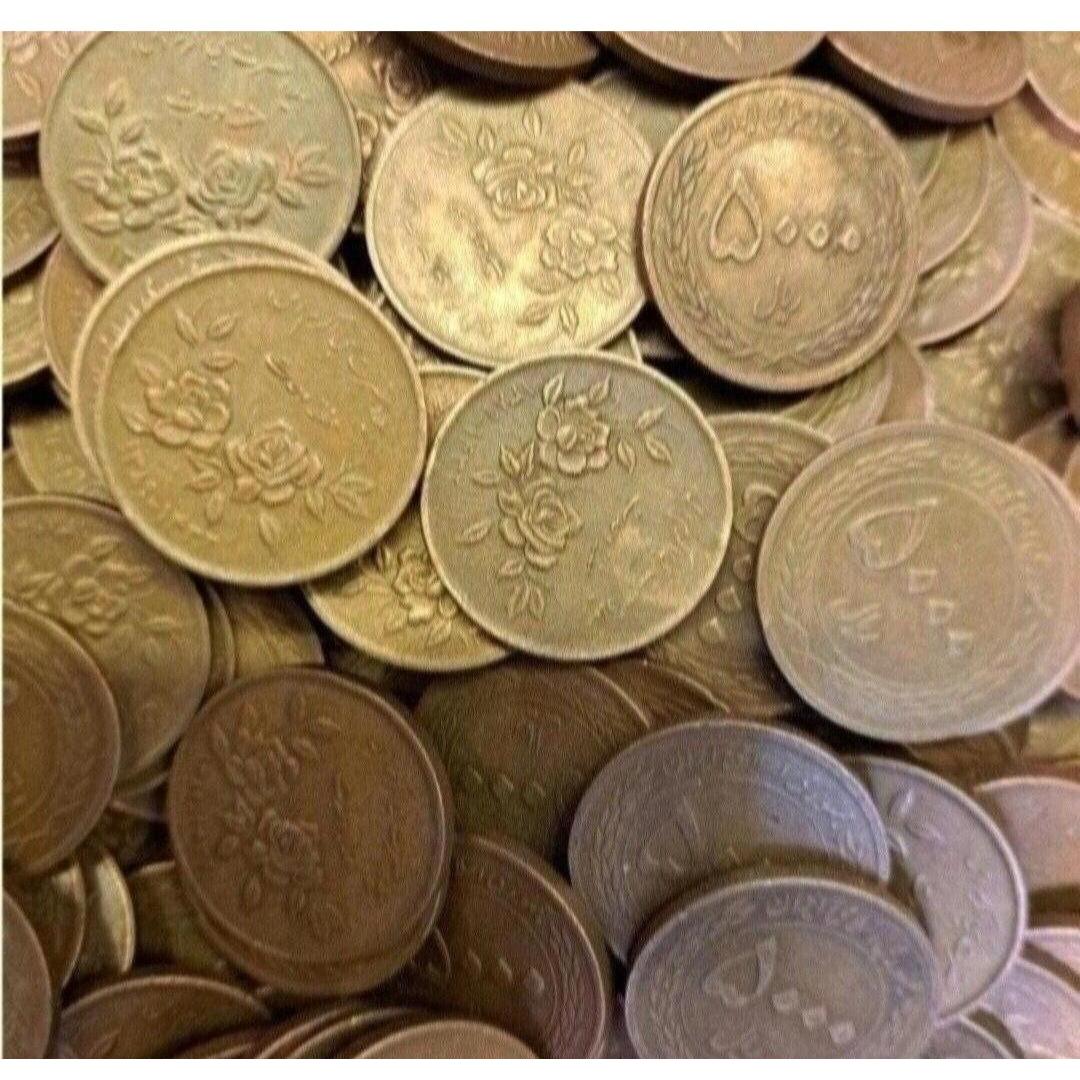 3 کیلو سکه 5000 ریالی هفته وحدت مسی