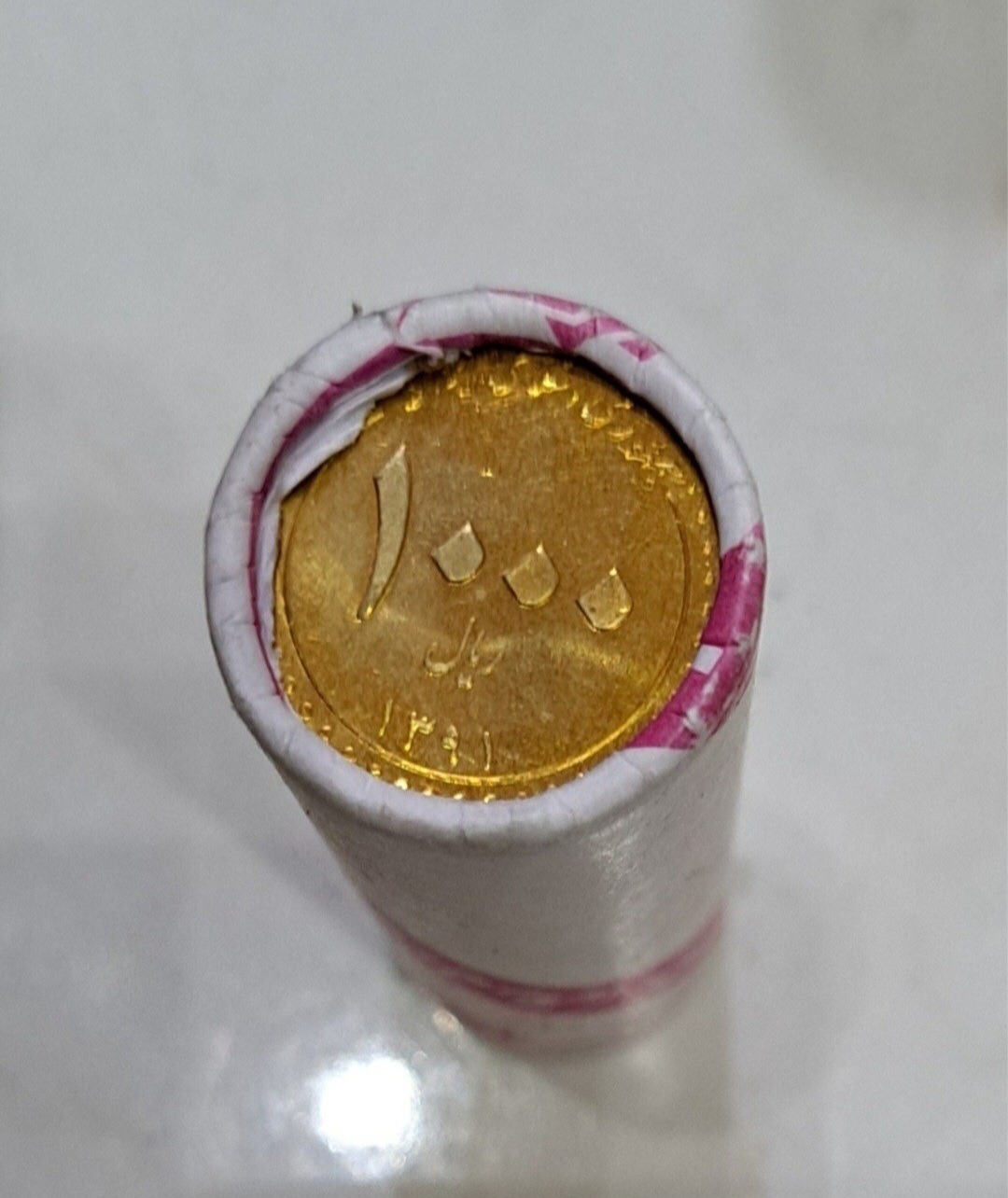 یک عدد رول 1000 ریالی 1391 شاهچراغ