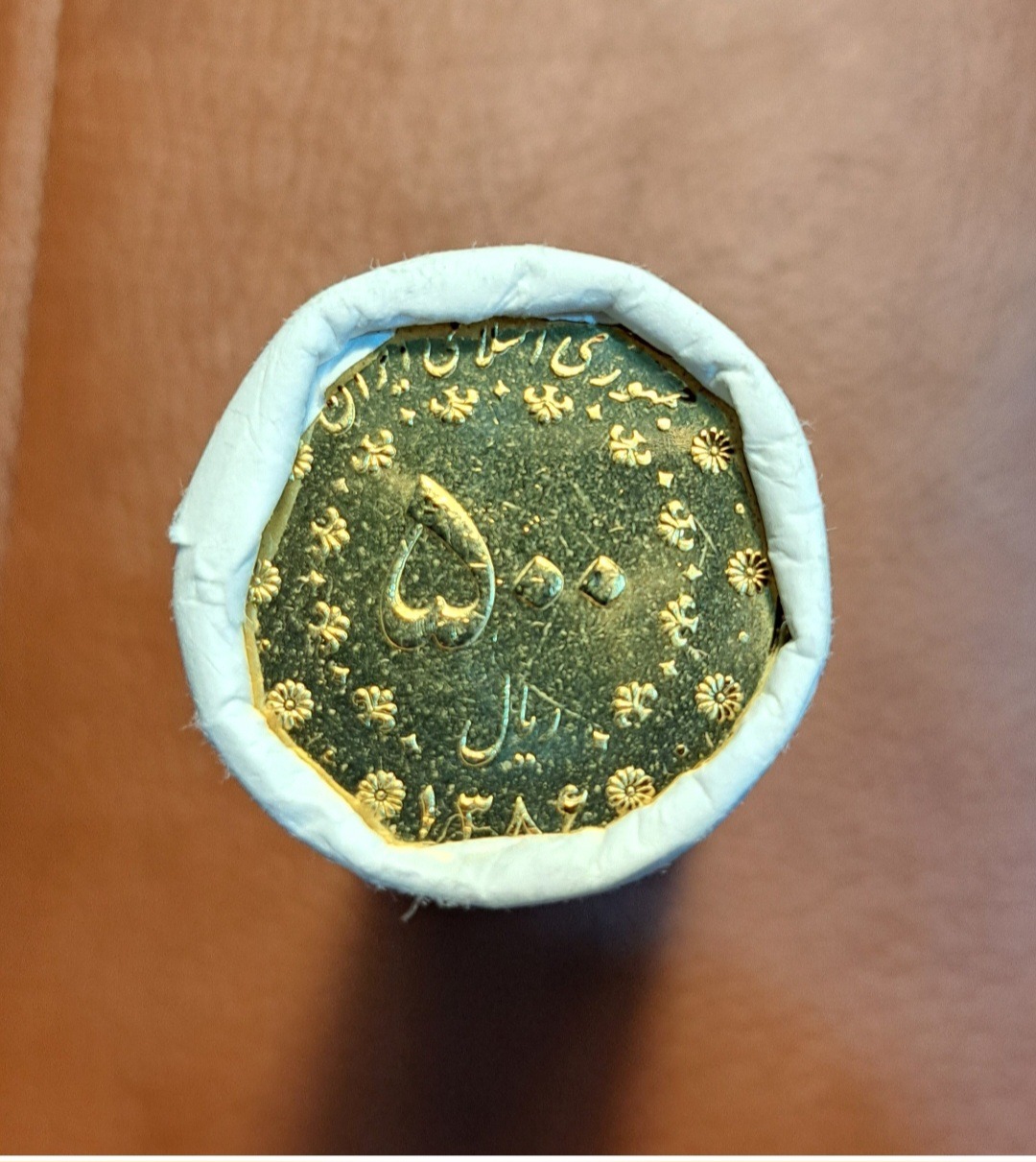 یک عدد رول 500 ریالی سیمرغ یکرنگ