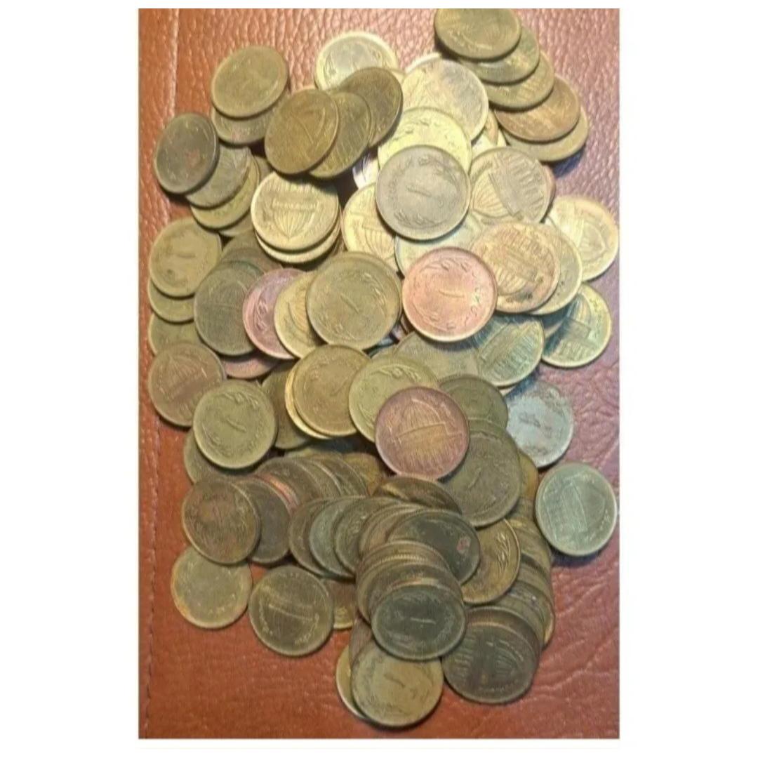 500 عدد سکه یک ریالی قدس