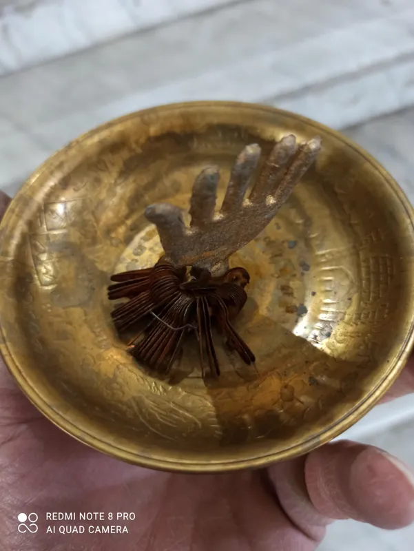 کاسه چهل کلید برنجی