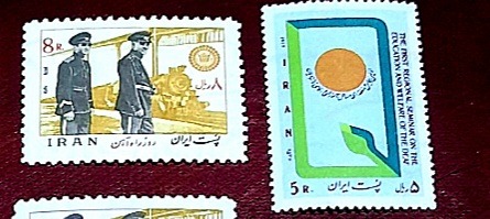 تمبر استثنایی راه آهن و ناشنوایان تمبر اصل تمیز