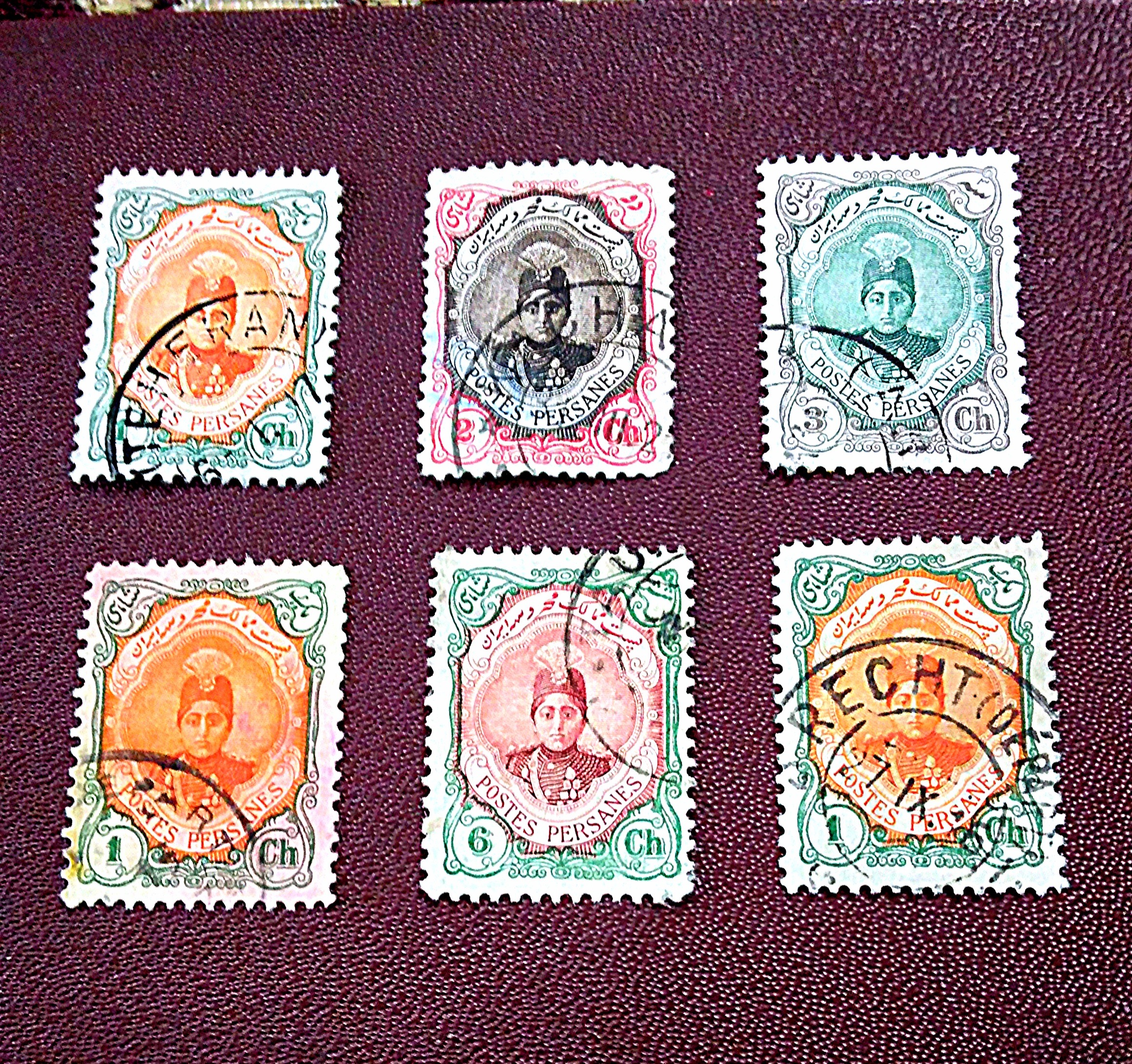 تمبر قاجار مطابق تصویر