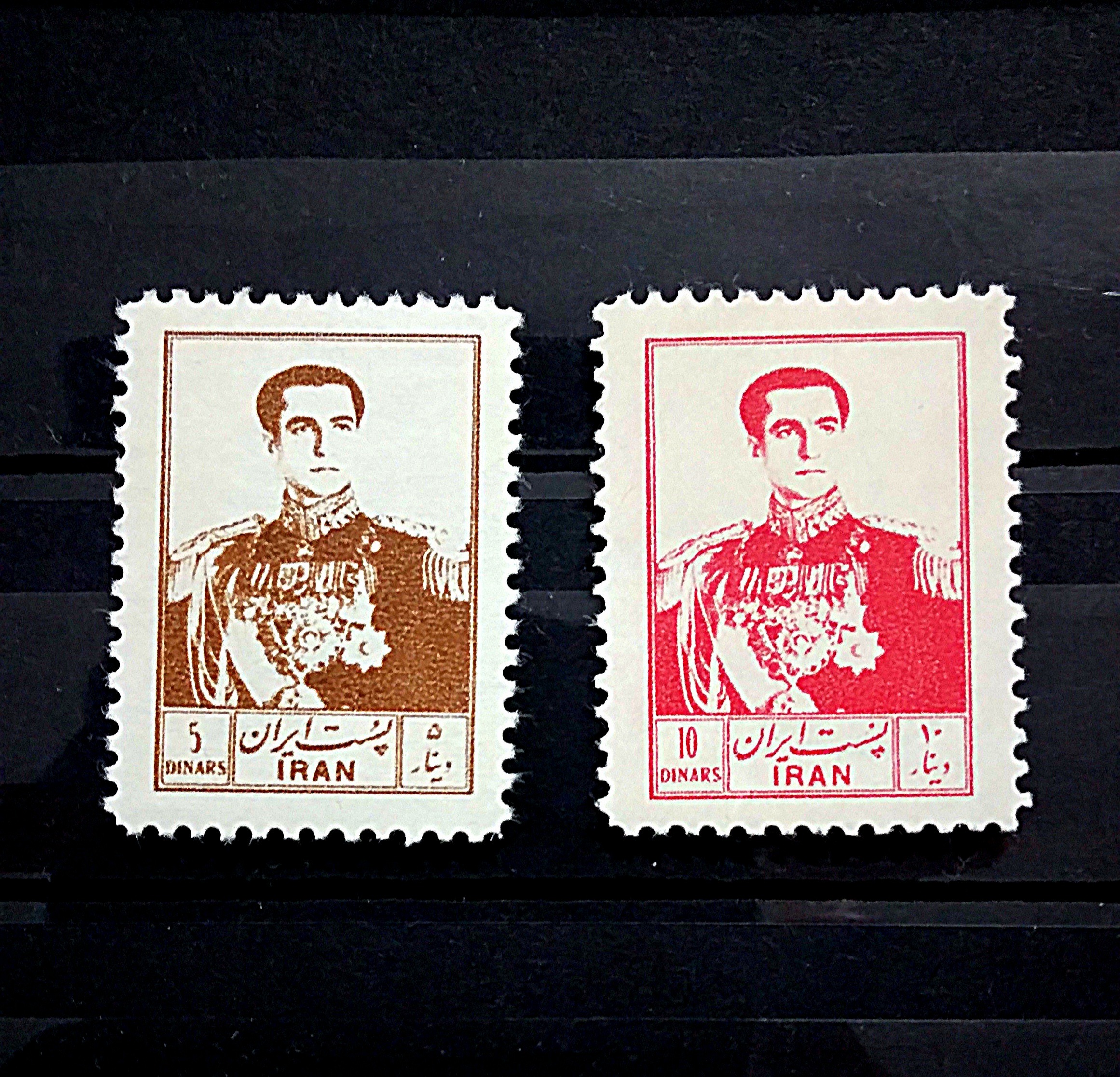 2 تمبر زیبای پستی