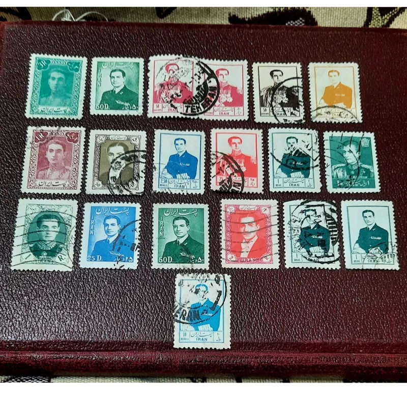 تمبر نفیس کمیاب ده ریال و چندین رقم بی نظیر ص226