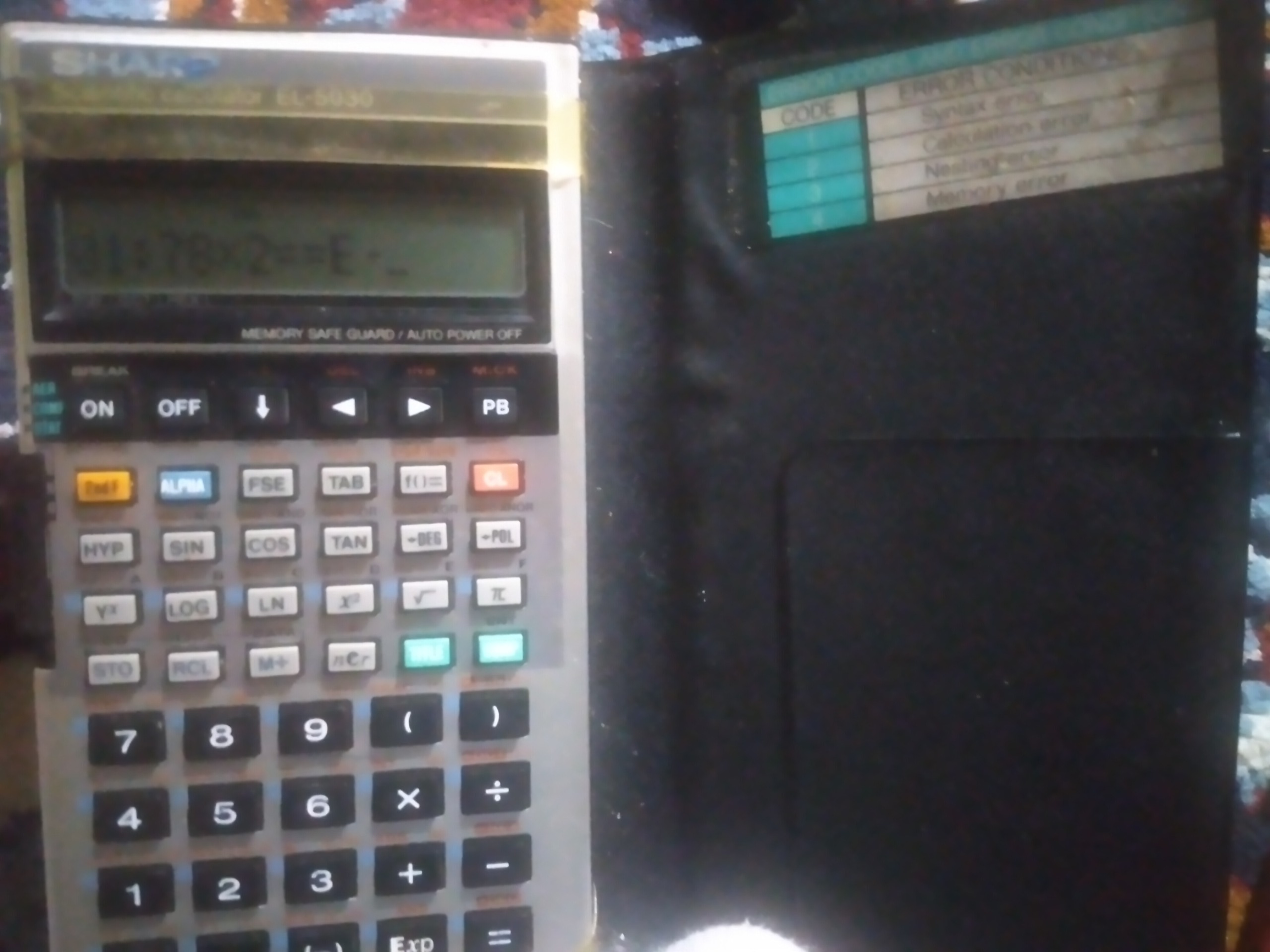 ماشین حساب SHARP (EL-5030)