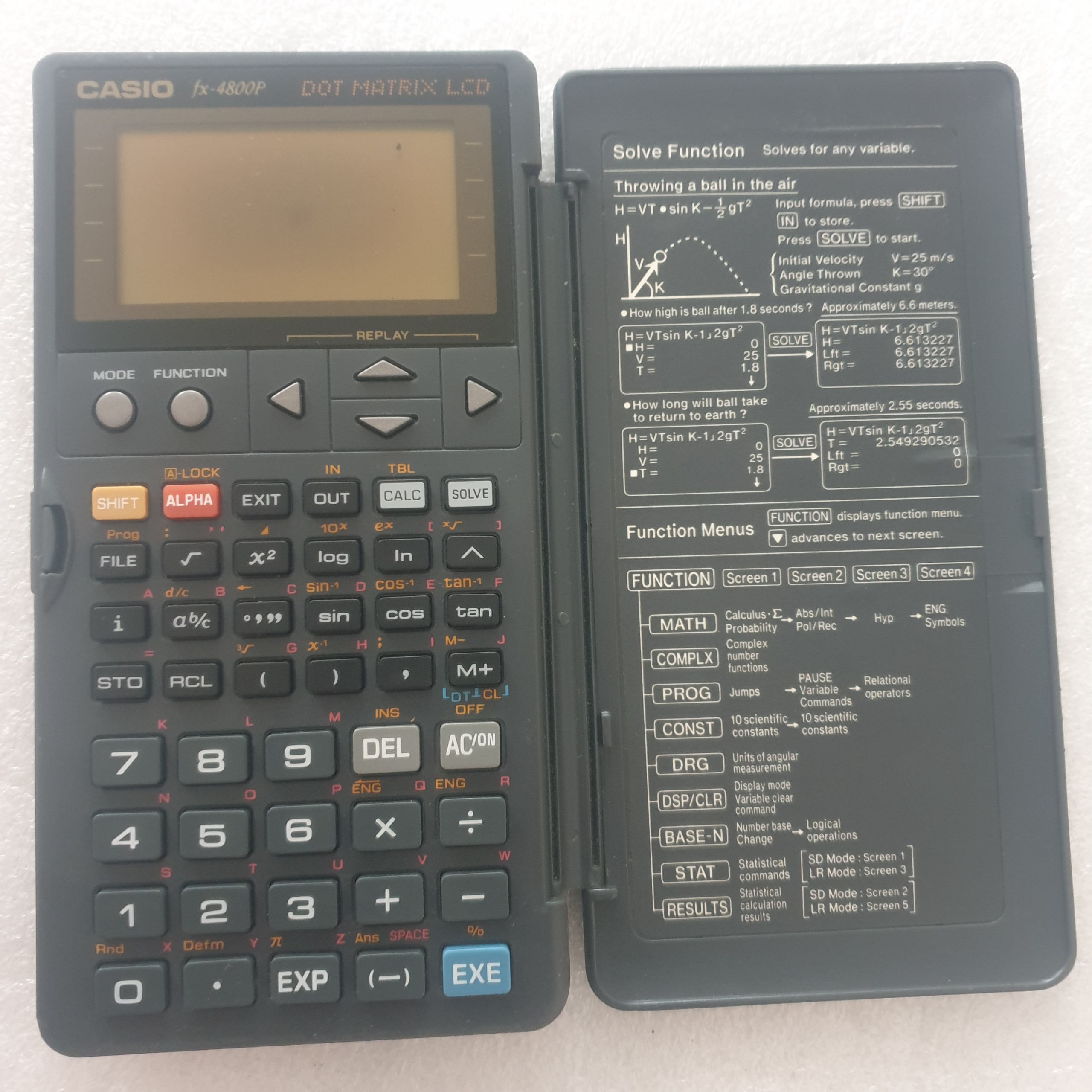 ماشین حساب مهندسی کاسیو مالزی fx-4800p